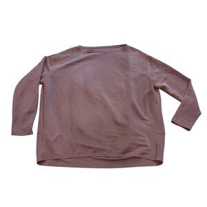 Lululemon Back in Action Shirt Womens Size Large Pique Twilight Rose Long Sleeve